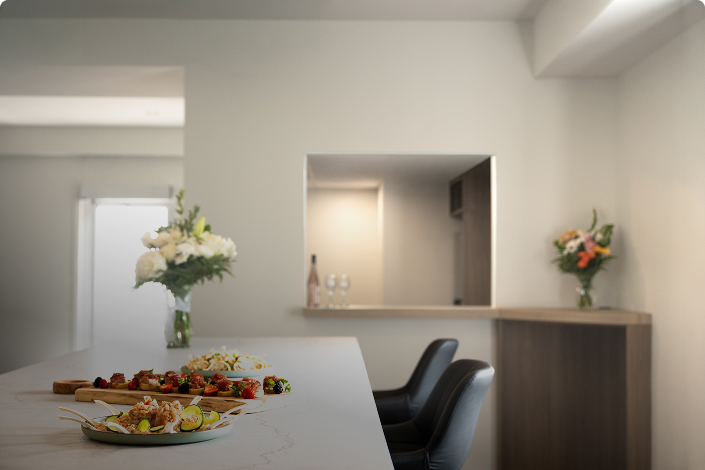 Espace buffet intime